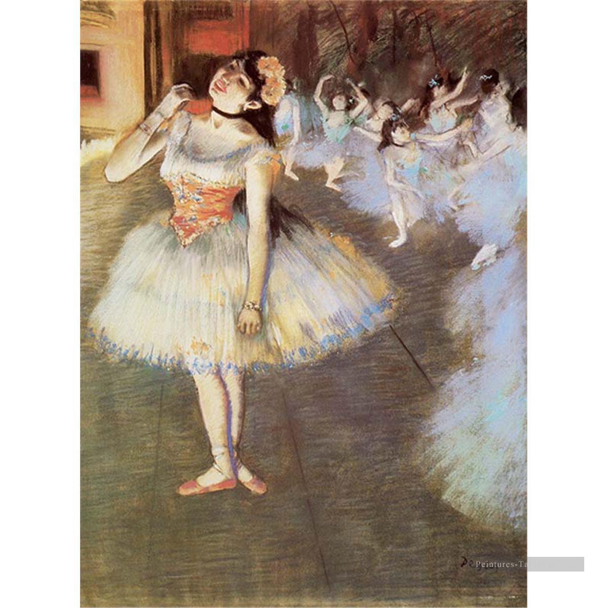 La star Impressionnisme danseuse de ballet Edgar Degas Peintures à l'huile